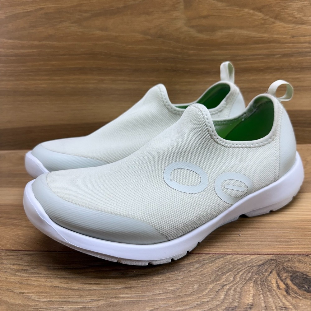 Oofos OOmg Sport Shoes Womens 7.5 EU 38.5 Light Green Recovery Comfort